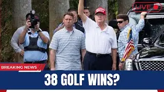 Дональд Трамп одержал 38 побед в гольфе | Shocking NewsLine USA 🔴 СРОЧНЫЕ НОВОСТИ В ПРЯМОМ ЭФИРЕ