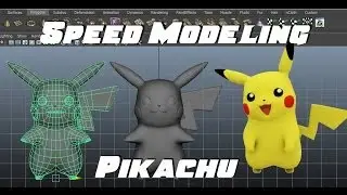Speed Modeling Pikachu in Maya