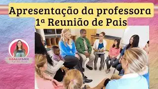 Apresentação da professora aos alunos e pais - primeiro dia de aula remota.