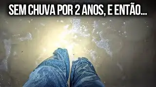 Uma tempestade de 10 minutos virou minha fazenda no deserto de cabeça pra baixo