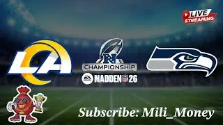 NFL Playoffs NFC Championship Game Rams Vs Seahawks Madden 26 Simulation