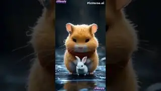 Small Hamster, Big Heart 💖🐹🐰 #CuteHamster #HamsterAI #HamsterVibes  #HamsterWorld  #PetHamster