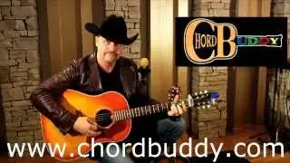 John Rich demonstrates the ChordBuddy clip on guitar tuner