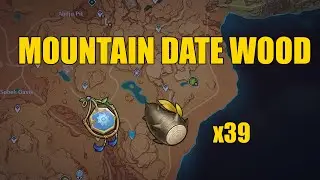 Mountain Date Wood | Farming Route - Genshin Impact