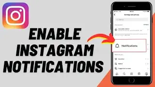 How to TURN ON Notifications On Instagram (2023)