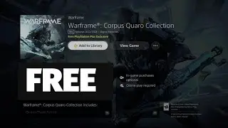 How to Download Warframe: Corpus Quaro Collection Free on PS5 | PlayStation | PS4