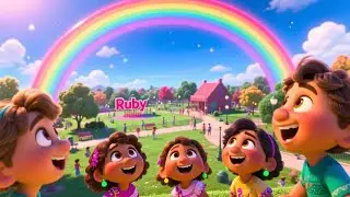 Rainbow Sky Colors Song | Fun Educational Rhyme for Kids | Nursery Rhymes & Songs for Children