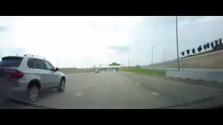 Driving from Irving, Texas to the Texas Motor Speedway on Route 114