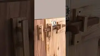 One Simple Slide That Surprises Everyone &ndash; The Gate Locks Instantly! 🔒 #LatchCraft #SlidingLatch