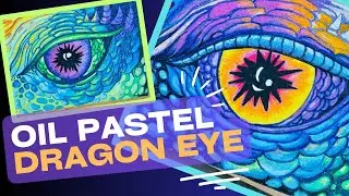 Grade 3 Oil Pastel Dragon Eye