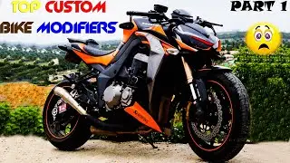TOP CUSTOM BIKE MODIFIERS IN INDIA WITH DETAILS { PART-1 } Best Modified Bikes In India MUST WATCH