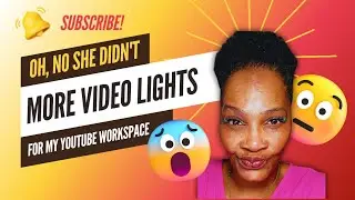 How Many Video Lights Do I Need? 😁#NICEVEEDI Studio Light Kit#lightingforyoutube#NiceVeedi