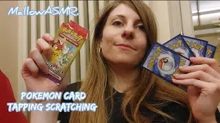 | 5 min ASMR | Pokemon Card Tapping and Scratching | Fast Aggressive 💖