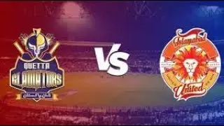 ISLAMABAD UNITEDS vs QUETTA GLADIATORS | PSL 2024 | LQ vs QG LIVE SCORES #psl #cricket