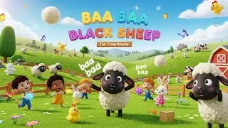 Baa Baa Black Sheep 🐑🎵✨ | Classic Nursery Rhyme for Kids & Toddlers 🌈👶