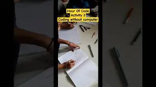 Hour Of Code | Activity 4 | Coding without computer | CS hackathon | Amazon future engineer | LFE