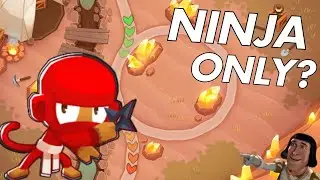 BTD6, But I only use NINJA Monkeys in C.H.I.M.P.S.