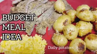 Oh wow! Crock pot steak & daily cheesy ranch potatoes #dinner