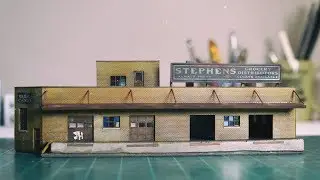 Walthers Grocery Distributor Kit Build in HO Scale