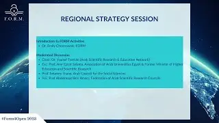 F.O.R.M. 2023 &mdash; Regional Strategy Session
