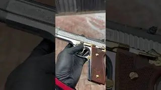Taurus PT99 grava&ccedil;&atilde;o laser ba&ntilde;o de ouro #viralvideos #shortsviral #custom #cerakote #taurus #pt99