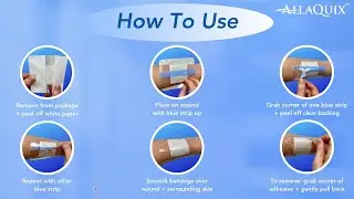 How to Use AllaQuix Adhesive Bandages to Stop Bleeding