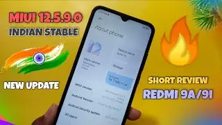MIUI 12.5.9.0 Indian stable update 🇮🇳 for REDMI 9a/9i/sporties | Short review 😃