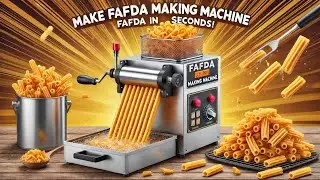 Fafda Making Machine 🔥 | सिर्फ सेकंडों में बनाएं गुजराती फाफड़ा! 🏭✨