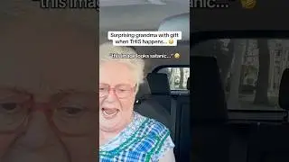 Emo surprises grandma with gift when THIS happens&hellip; 😳🫢 #emo #alternative #grandma #reaction #tx2