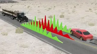 Epic Cars vs Spike Strip Crashes 86 - BeamNG.Drive | BeamNG High Speed