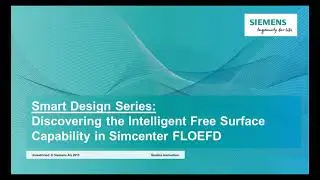 Simcenter FLOEFD - Free Surface Capability