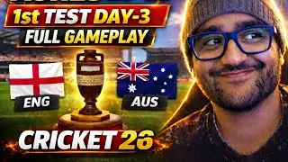 ASHES 25&ndash;26 | 1st TEST | DAY 3 FULL GAMEPLAY | HARDEST DIFFICULTY | PS5 | CRICKET 26