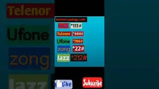 All sim internet pakage code #viral#trending