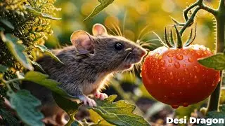The Clever Tomato Thief Mouse 🐭🍅 | Cute Moral Story for Kids | 4K Animated Story | Desi Dragon 