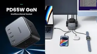 Best 65W GaN Charger! 4 in 1 Fast Charging Adapter. PD Fast Charger For Smartphones & Laptop