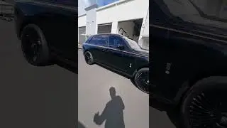 Brand New Rolls-Royce Cullinan wrapped in PPF and full Black out