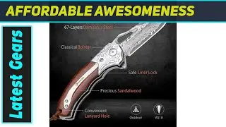 NedFoss Damascus Pocket Knife: A Brilliant Blend of Art & Utility