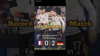 Florian Wirtz scripts History🔥 | France 0-2 Germany highlights in 1 min
