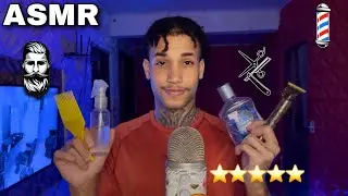 💈ASMR💈CORTANDO SEU CABELO NA BARBEARIA |roleplay barbearia