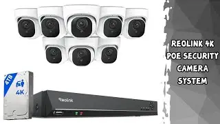 REOLINK 4K PoE Security Camera System | Smart Person and Vehicle Detection | Key Features