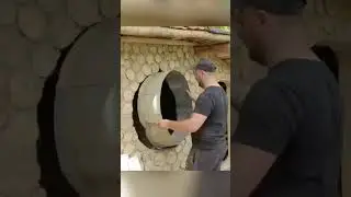Building a dugout house #construction #building #camping #Outdoors #bushcraft #build #fyp 
