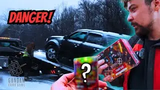 Я рисковал жизнью в метель ради своей коллекционной карточки Gundam TCG!
