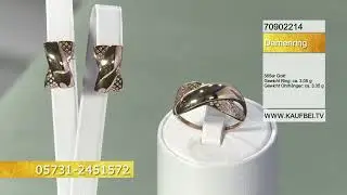 Sokolov Damenring aus 585 Rotgold 70902214