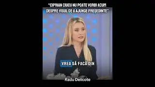 CIPRIAN CIUCU NU POATE VORBI ACUM DESPRE VISUL DE A AJUNGE PREȘEDINTE