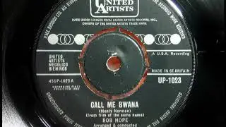 Popcorn - BOB HOPE - Call Me Bwana - UNITED ARTISTS UP 1023 UK 1963 Safari Jungle Dancer Film Theme