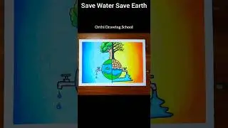 Save Water Save Earth Drawing #shorts #savewaterdrawing #drawings