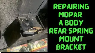 Mopar A Body Rear Frame Leaf Spring Mount Repair Dodge Dart Swinger