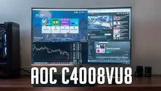 AOC C4008VU8 Review | 4K 40 inch Curved Monitor