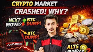 Crypto Market Crash Explained | Bitcoin Next Move? Altcoins Pump or Dump & Gold Analysis