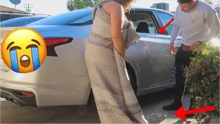 SOMEONE BROKE INTO YOUR CAR PRANK ON FIANCE! *She gets ANGRY* 🤬